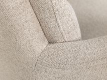 Draaibare armstoel TOBY - Beige MED-67-TZ1