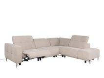 Hoeksalon met elektr. relax LINZ - Beige MED-66-TZ1