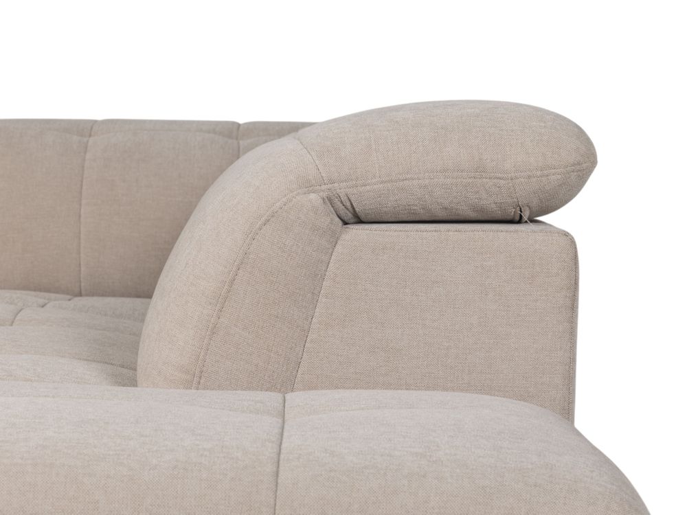Hoeksalon met elektr. relax LINZ - Beige MED-66-TZ1
