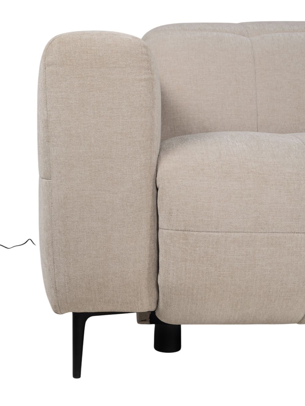 Hoeksalon met elektr. relax LINZ - Beige MED-66-TZ1