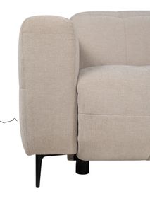 Hoeksalon met elektr. relax LINZ - Beige MED-66-TZ1