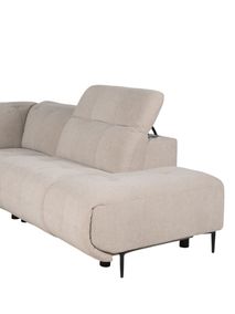 Hoeksalon met elektr. relax LINZ - Beige MED-66-TZ1