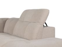 Hoeksalon met elektr. relax LINZ - Beige MED-66-TZ1