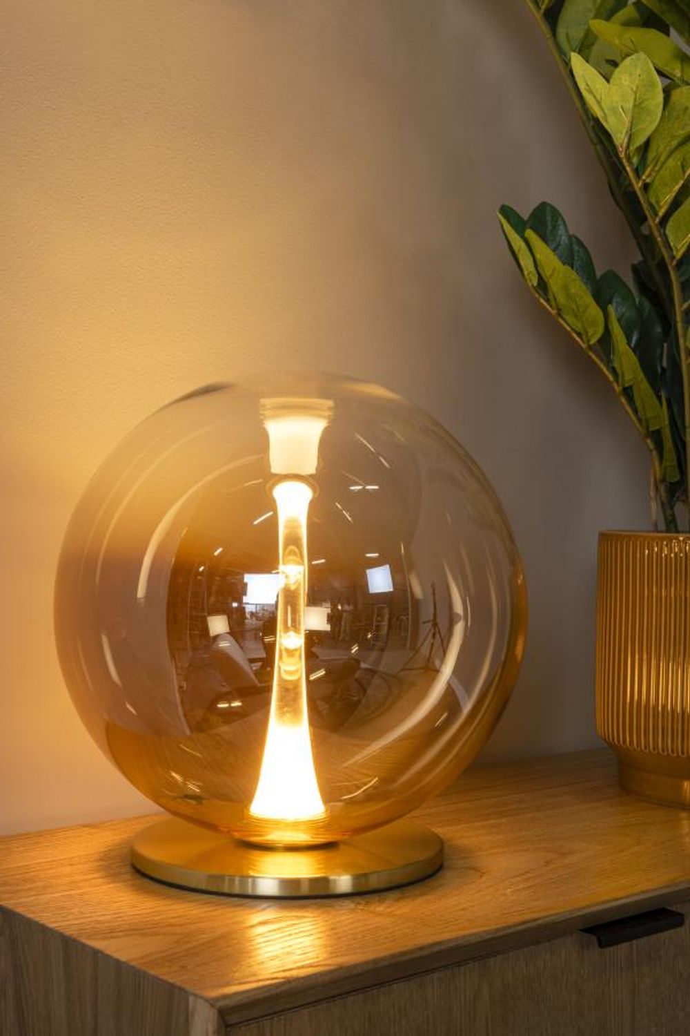Tafellamp GISELA -  Amberkleurig LCD135941062
