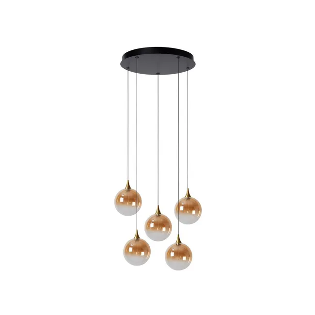 Hanglamp GISELA - Amberkleurig