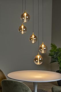 Hanglamp GISELA - Amberkleurig LCD134941862