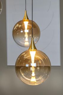 Hanglamp GISELA - Amberkleurig LCD134941862
