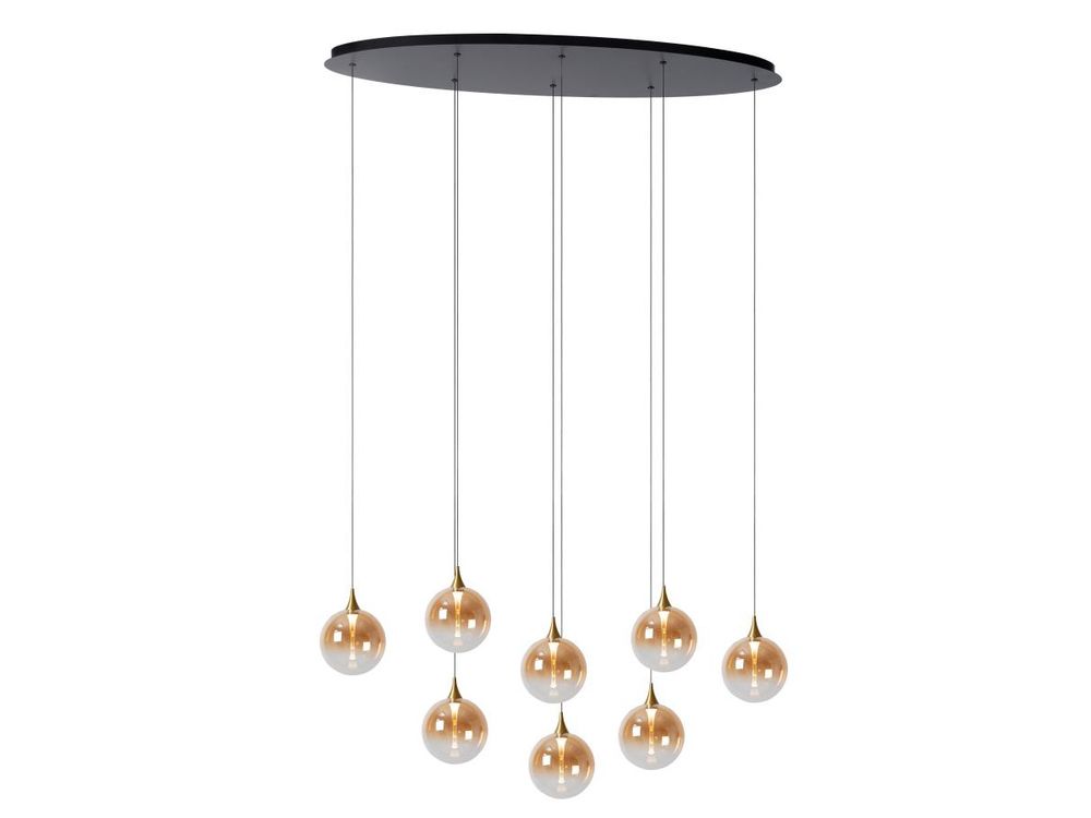 Hanglamp GISELA - Amberkleurig LCD134942962