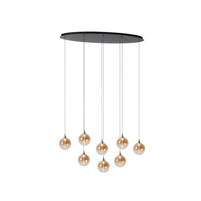 Hanglamp GISELA - Amberkleurig