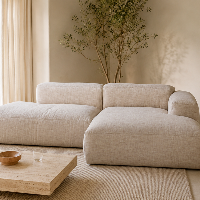 Hoekzetel LIO - Beige