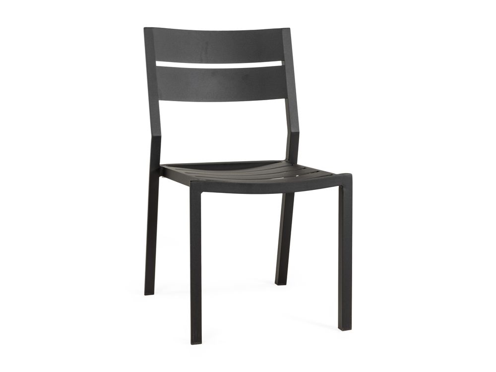 Set van 6 tuinstoelen DELIA - Antraciet C-BRF-1-2681-73