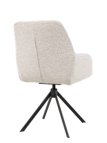 Set van 6 eetkamerstoelen BRIGITA - Beige C-PRM-8-SET6