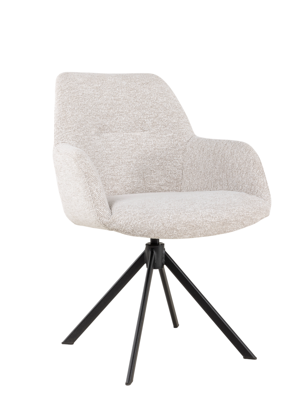 Set van 6 eetkamerstoelen BRIGITA - Beige C-PRM-8-SET6