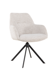 Set van 6 eetkamerstoelen BRIGITA - Beige C-PRM-8-SET6