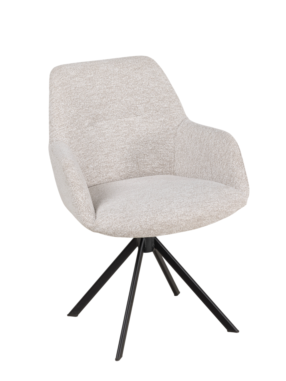Set van 6 eetkamerstoelen BRIGITA - Beige C-PRM-8-SET6