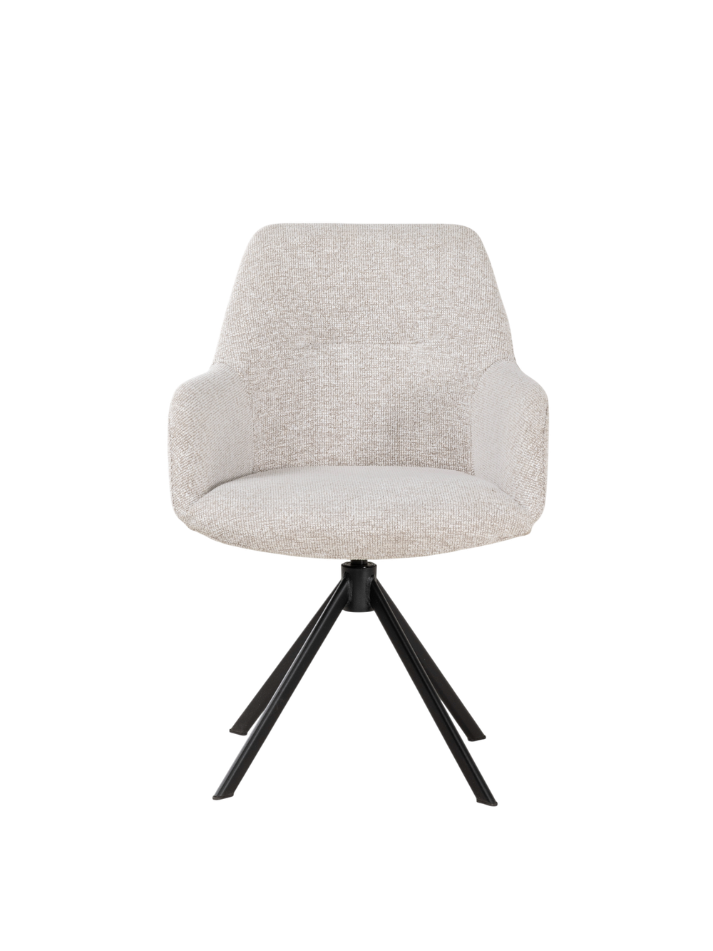 Set van 6 eetkamerstoelen BRIGITA - Beige C-PRM-8-SET6