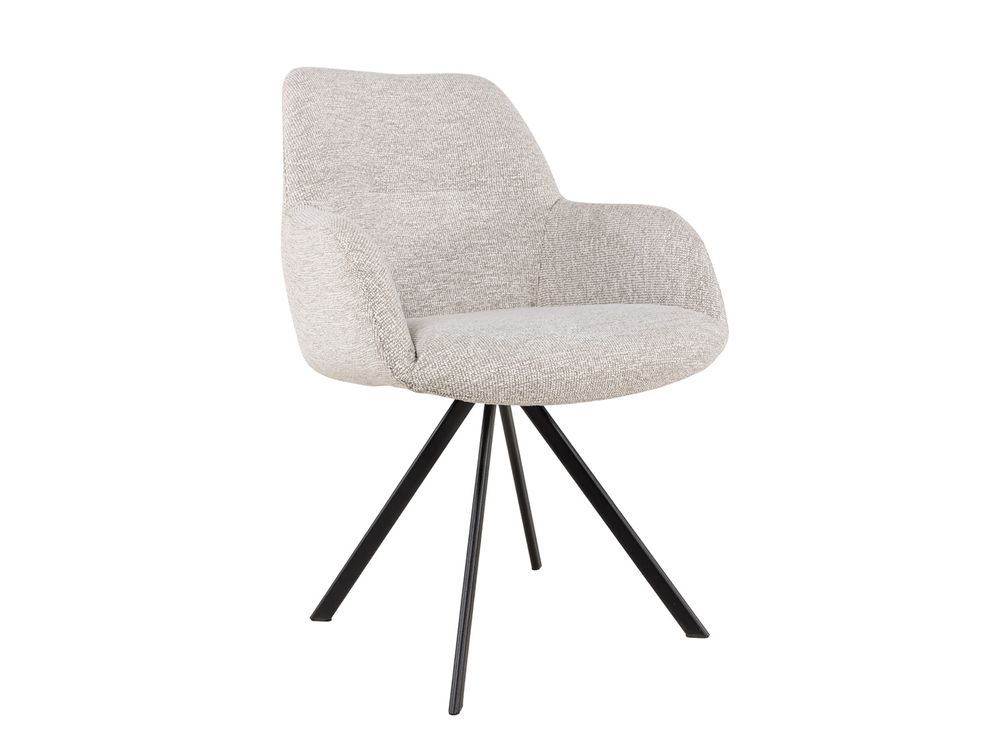 Set van 6 eetkamerstoelen BRIGITA - Beige C-PRM-8-SET6