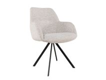 Set van 6 eetkamerstoelen BRIGITA - Beige C-PRM-8-SET6