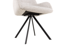 Set van 6 eetkamerstoelen BRIGITA - Beige C-PRM-8-SET6