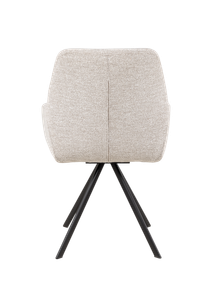 Set van 6 eetkamerstoelen BRIGITA - Beige C-PRM-8-SET6