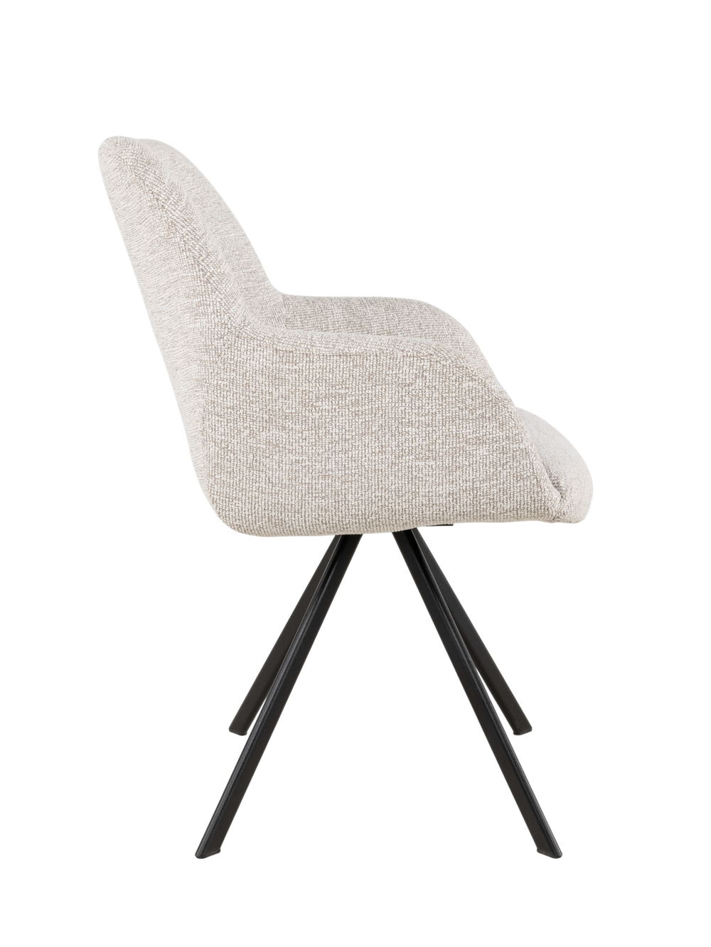 Set van 6 eetkamerstoelen BRIGITA - Beige C-PRM-8-SET6