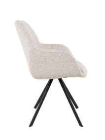 Set van 6 eetkamerstoelen BRIGITA - Beige C-PRM-8-SET6