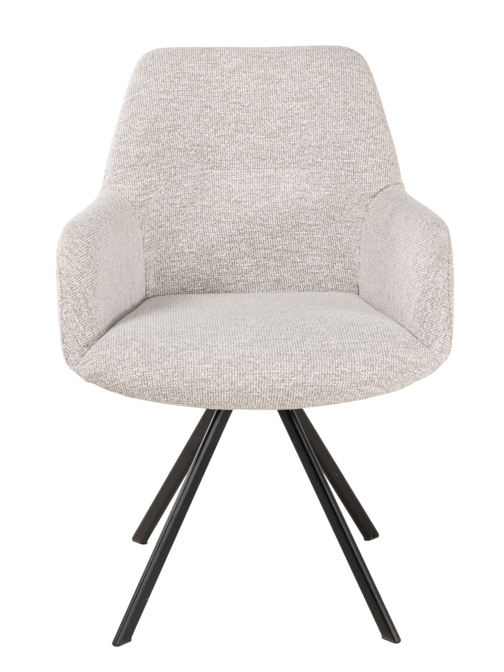 Set van 6 eetkamerstoelen BRIGITA - Beige C-PRM-8-SET6