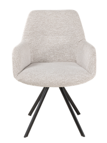 Set van 6 eetkamerstoelen BRIGITA - Beige C-PRM-8-SET6