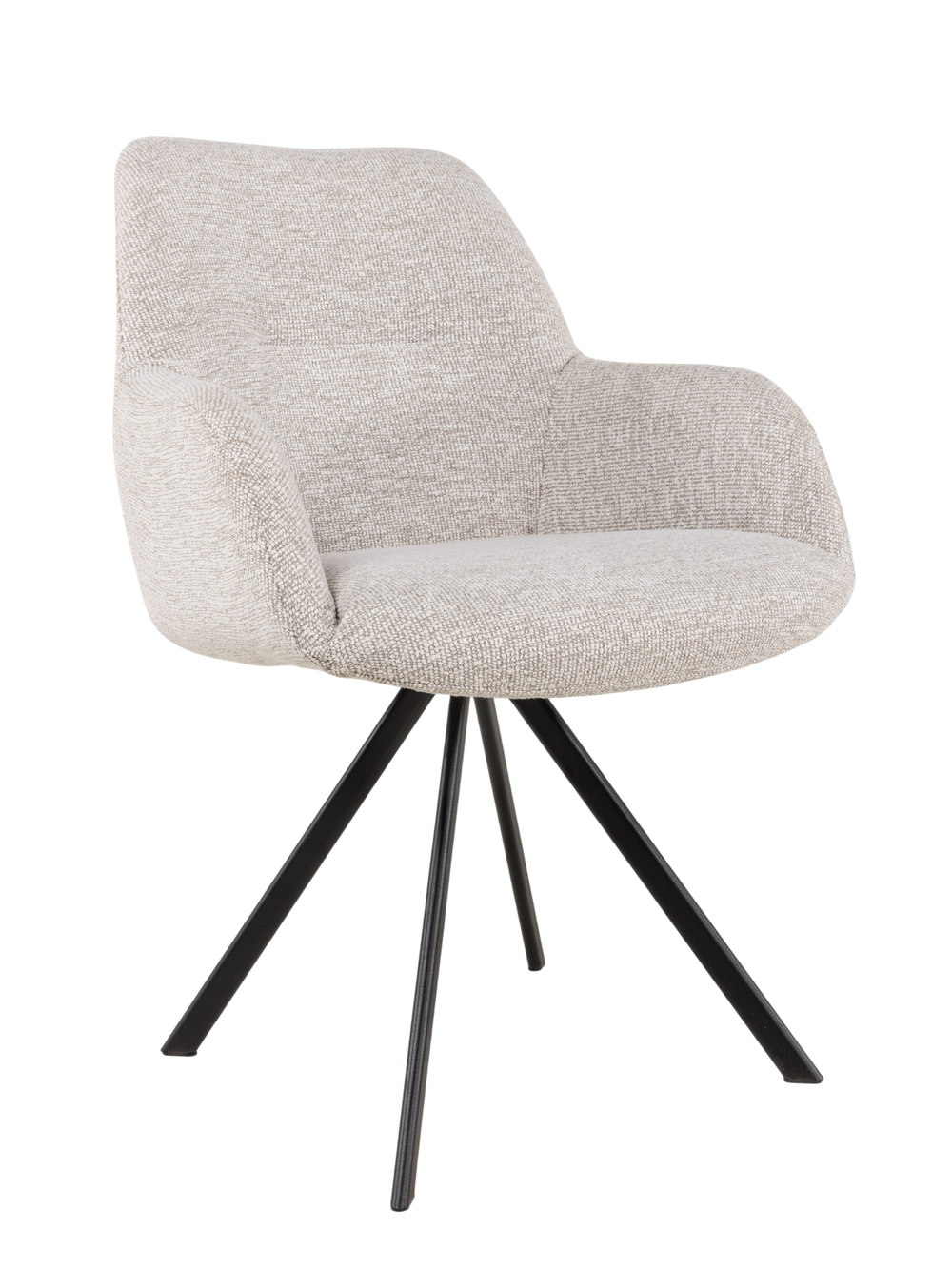 Set van 6 eetkamerstoelen BRIGITA - Beige C-PRM-8-SET6