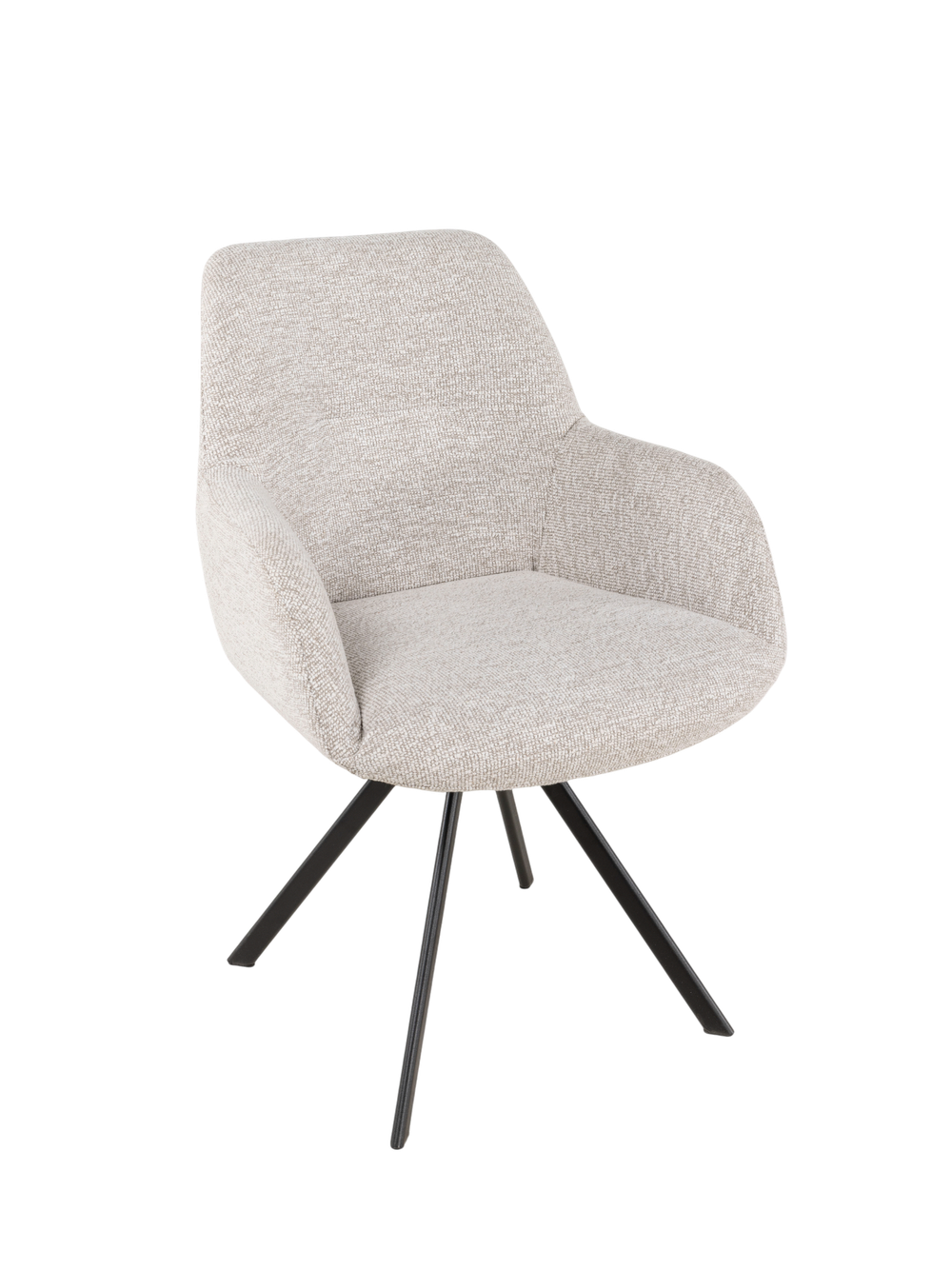 Set van 6 eetkamerstoelen BRIGITA - Beige C-PRM-8-SET6