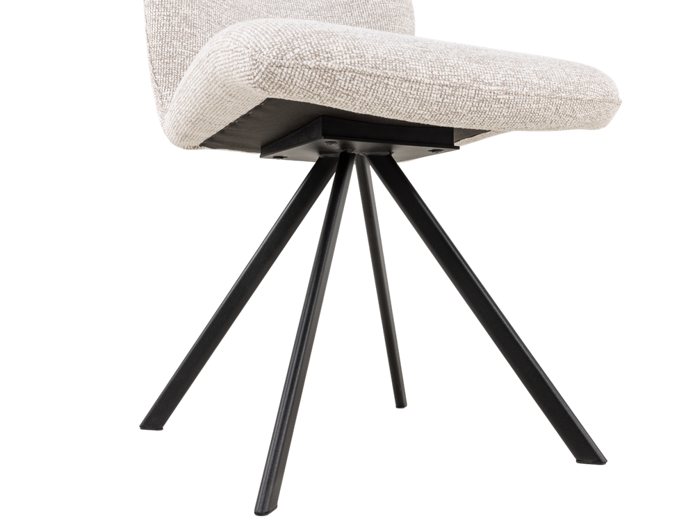 Set van 6 eetkamerstoelen BRIGITA - Beige C-PRM-8-SET6