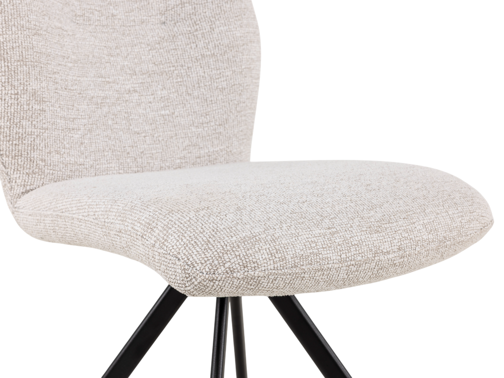 Set van 6 eetkamerstoelen BRIGITA - Beige C-PRM-8-SET6
