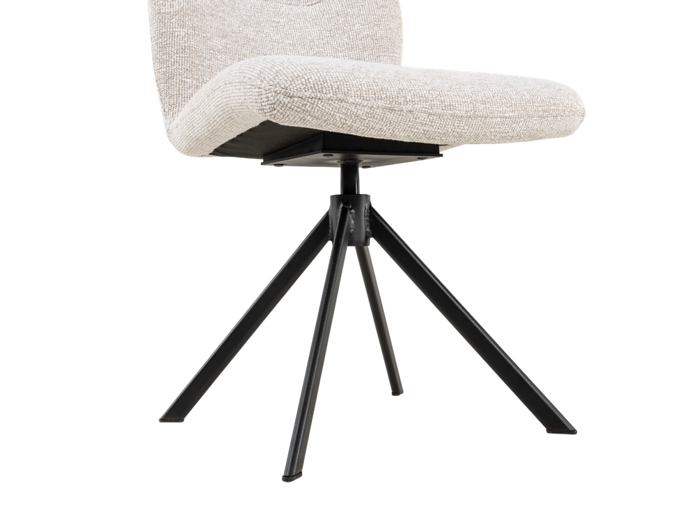 Set van 6 eetkamerstoelen BRIGITA - Beige C-PRM-8-SET6