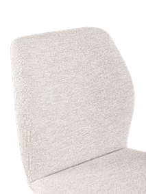 Set van 6 eetkamerstoelen BRIGITA - Beige C-PRM-8-SET6