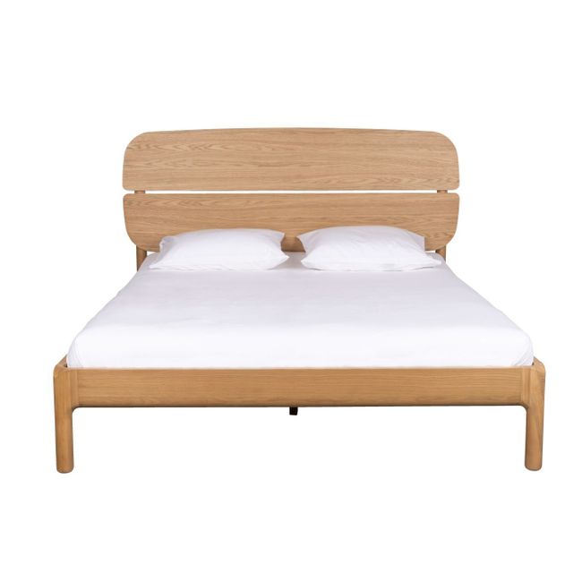 Bedkader incl. lattenbodem STORM - Essenhout / Eik