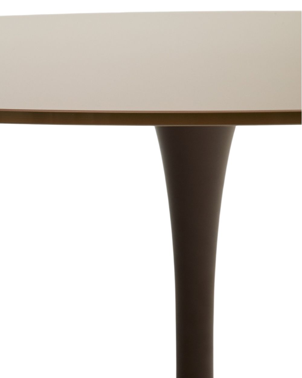 Eetkamertafel VEDIRA - Glas / Bruin KAV T00581CR09