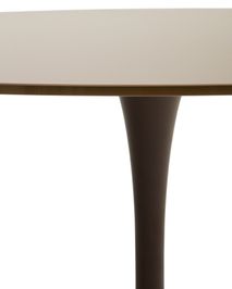 Eetkamertafel VEDIRA - Glas / Bruin KAV T00581CR09
