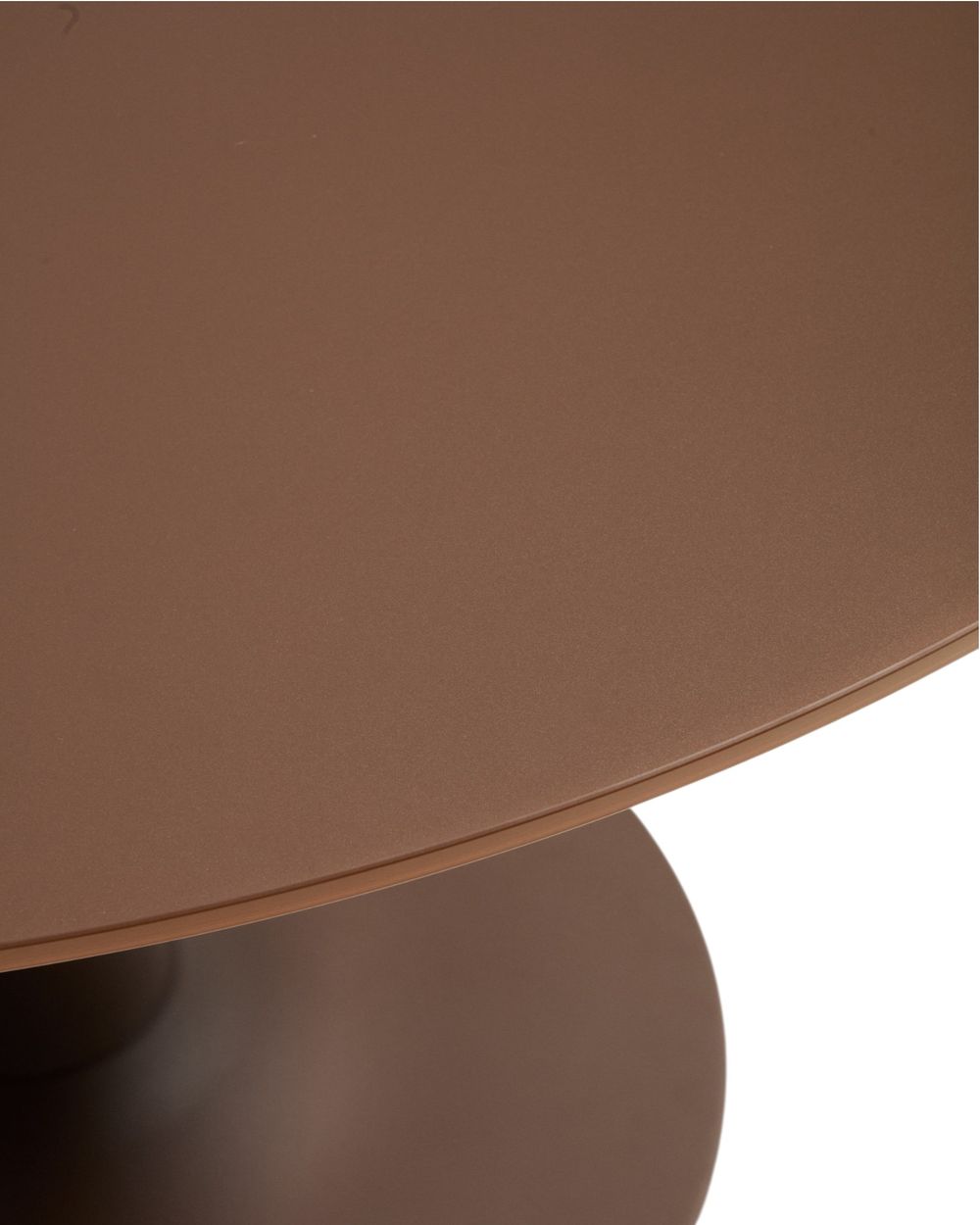 Eetkamertafel VEDIRA - Glas / Bruin KAV T00581CR09