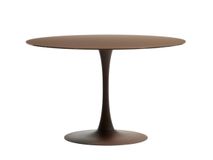 Eetkamertafel VEDIRA - Glas / Bruin KAV T00581CR09