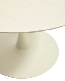 Eetkamertafel VEDIRA - Glas / Bruin KAV T00581KK12