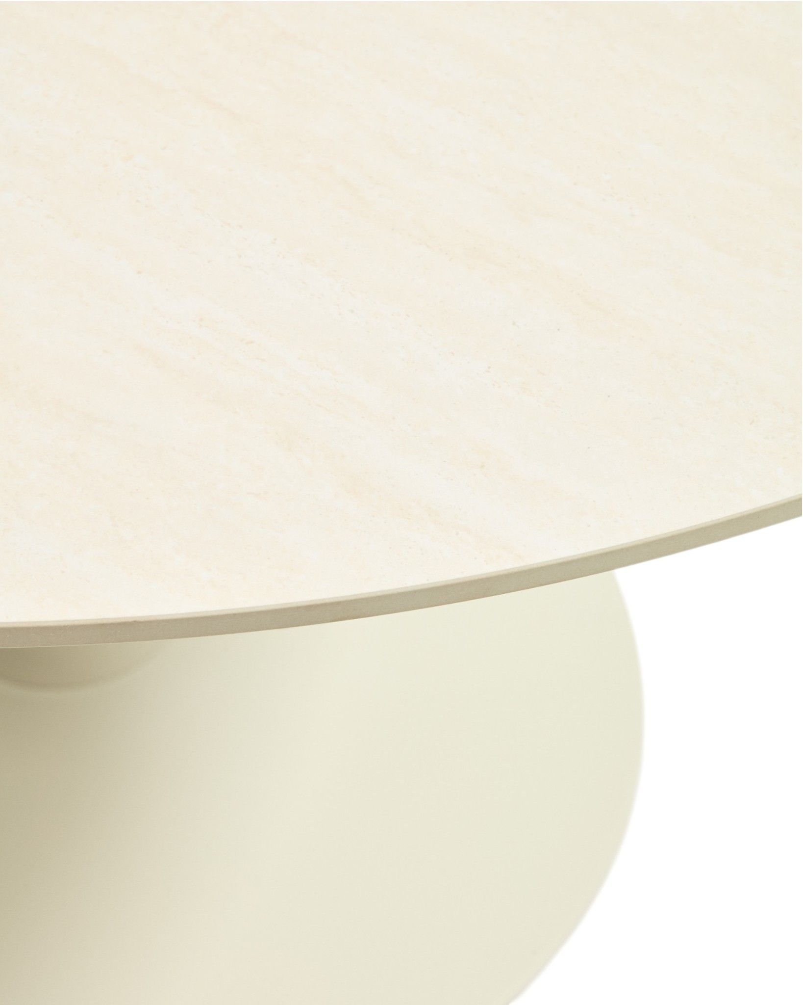 Eetkamertafel VEDIRA - Glas / Beige