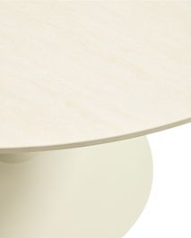 Eetkamertafel VEDIRA - Glas / Bruin KAV T00581KK12