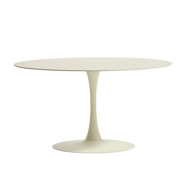 Eetkamertafel VEDIRA - Glas / Beige
