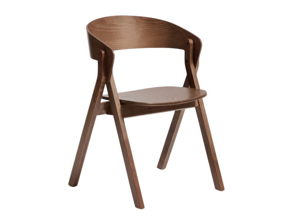 Eetkamerstoel GODIA - Walnoot eikenfineer KAV C00399MF10