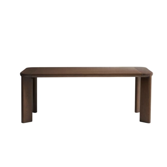 Uitschuifbare tafel JONDAL - Massief eikenhout / N
