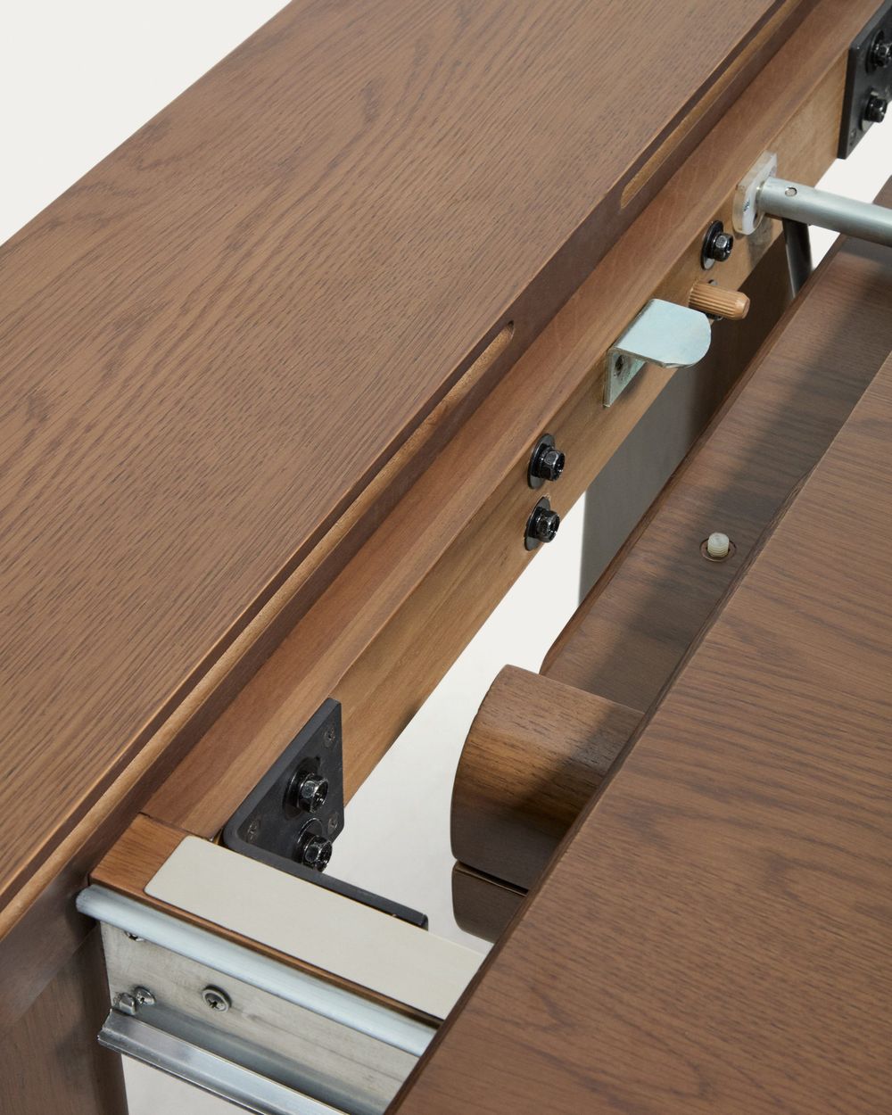 Uitschuifbare tafel JONDAL - Massief eikenhout / N KAV T00470MO10