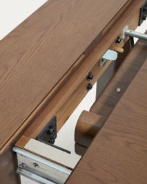 Uitschuifbare tafel JONDAL - Massief eikenhout / N KAV T00470MO10