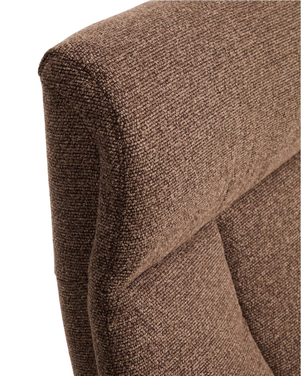 Draaifauteuil met voetbank TORIEL - Chocoladebruin KAV S00248FA09