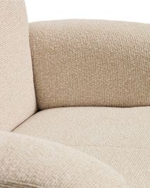 Draaifauteuil met voetbank TORIEL - Chocoladebruin KAV S00248FA12