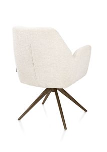 Draaibare armstoel BAYA - Crème XOO 55386-CRE
